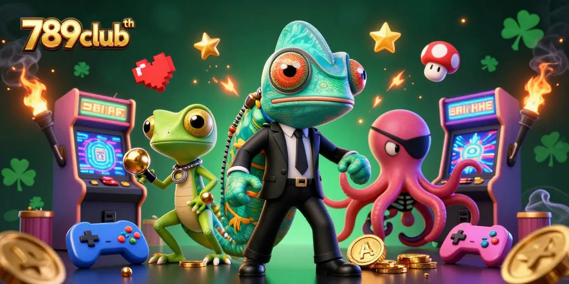 Engage in thrilling gameplay with 789clubth featuring a colorful casino scene with vibrant animated characters.