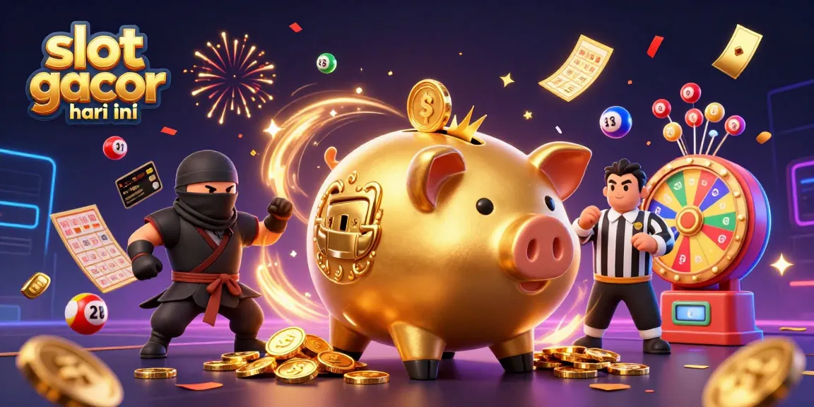 Engage in the excitement of slot gacor hari ini with vibrant casino characters and dynamic gaming elements.